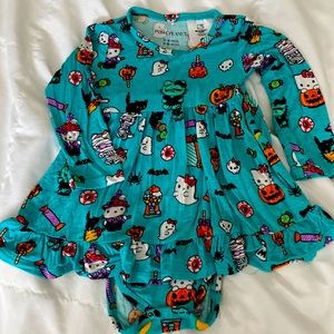 Posh Peanut x Hello Kitty Halloween Dress Bodysuit
